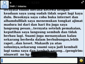 testimoni tam via sms blackberry bagian 2