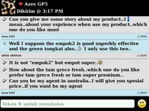 testimoni empot super dari pelanggan di australia