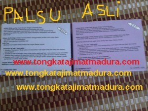 KEMASAN YANG ASLI LEBIH TERANG DAN TIDAK PUDAR WARNANYA