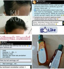 KUKUI ORIGINAL : MANFAAT MINYAK KEMIRI UNTUK RAMBUT