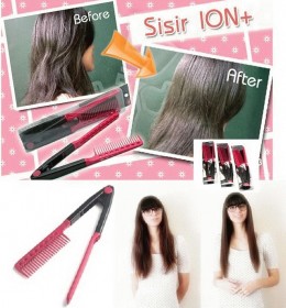 SISIR ION : CARA RAMBUT LURUS ALAMI /PELURUS RAMBUT ALAMI