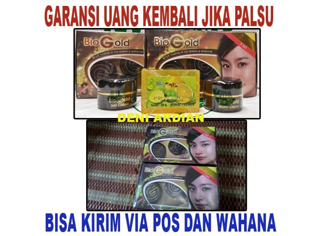 CARA MEMUTIHKAN MUKA DENGAN CREAM BIO GOLD / BIOGOLD