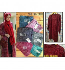 TWIST LONG CARDY / LONG CARDIGAN