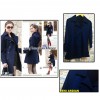 Model Blazer Wanita : Blue Benetton Fleece Blazer