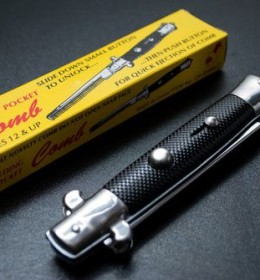 SWITCH BLADE COMB /SISIR LIPAT MODEL PISAU