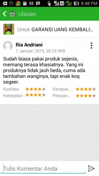 TESTIMONI GIOX FRESH PENGHILANG BAU BADAN