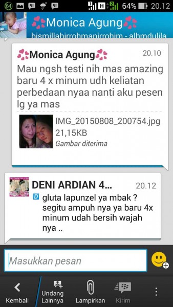TESTIMONI GLUTA LAPUNZEL