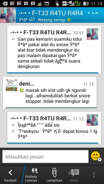 TESTIMONI HILANG MENGOROK PAKAI SNORE STOPPER