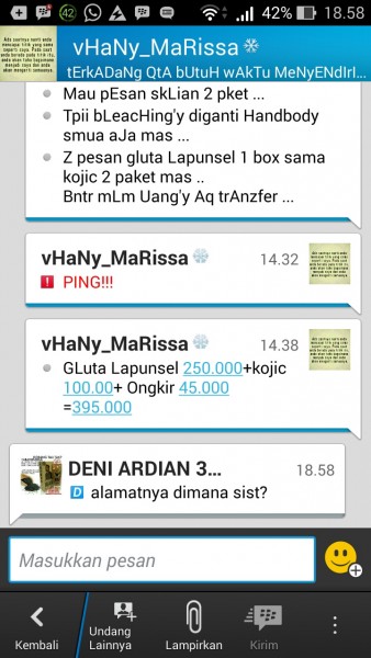 TESTIMONI ORDER