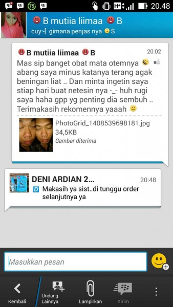 TESTIMONI OTEM OBAT TETES MATA