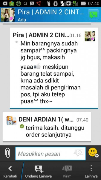 TESTIMONI PACKING RAPIH DAN KUAT