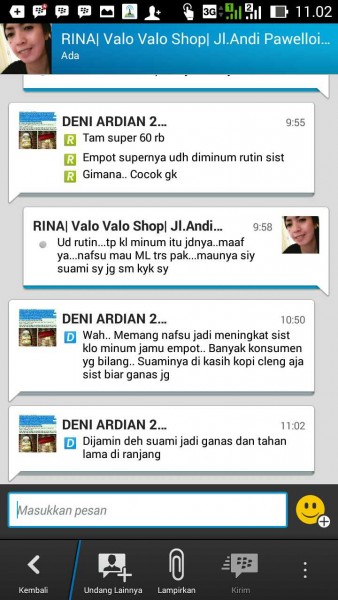 TESTIMONI PENAMBAH GAIRAH ISTRI EMPOT SUPER