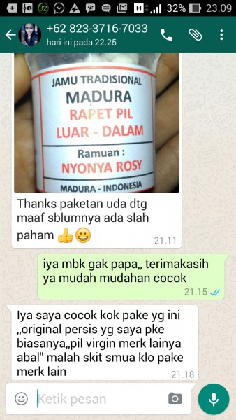TESTIMONI RAPET PIL LUAR DALAM