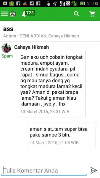 TESTIMONI RAPET PIL,EMPOT DAN TAM SUPER