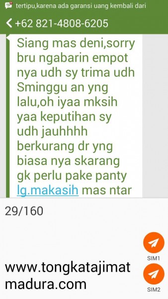TESTIMONI SEMBUH KEPUTIHAN DGN EMPOT SUPER