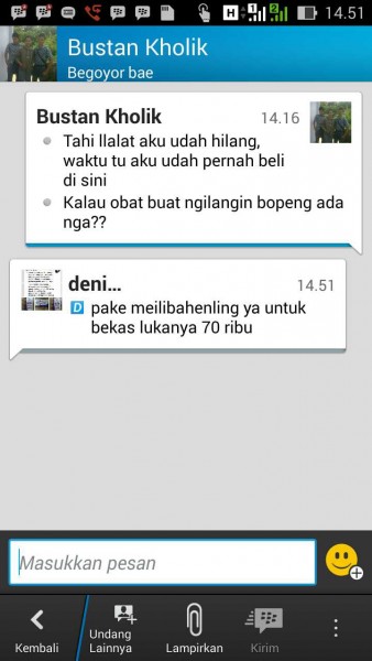 TESTIMONI TAHI LALAT HILANG