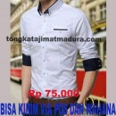 kemeja kerja slim fit korea