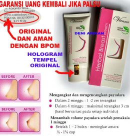 Vienna Herbal Breast Cream Pembesar Pengencang Payudara BPOM Original