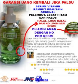 Vitamin Rambut Serum Beautain Original Vit E Pelembut Rambut