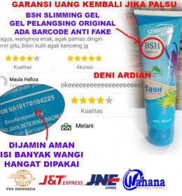 BSH Slimming Gel Body Slim Herbal Gel atau Cream Lotion Pelangsing Tubuh