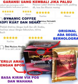 Dynamic Coffee Kopi Dynamic Minuman Serbuk Kopi Ginseng Stamina Pria Sejati