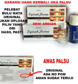Ertos Eyelash Serum Original Pelentik Pemanjang Pelebat Bulu Mata Dan Alis