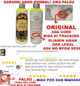GARANSI/CAVIAR SHAMPOO KUDA /MENEBALKAN RAMBUT/MENUMBUHKAN BULU RAMBUT/PENUMBUH BULU RAMBUT
