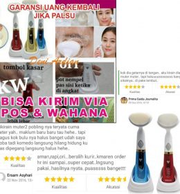 GARANSI/POBLING CLEANSER 6TH ASLI / POBLING PORE SONIC CLEANSER ALAT PEMBERSIH WAJAH DAN PEMBERSIH KOMEDO
