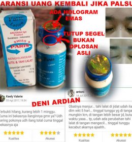 GARANSI/SALEP SWISS PARIS/LOTION SWISS PARIS/PENGHILANG KUTIL/CARA MENGHILANGKAN TAHI LALAT DAN KUTIL TANPA OPERASI DENGAN OBAT SWISS PARIS LOTION.