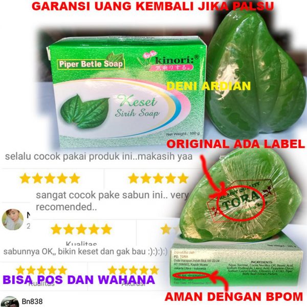 Sabun Keset Sirih Soap Original Kesed Pembersih Penghilang Bau Organ Kewanitaan