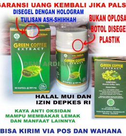 Kopi Hijau Green Coffe - Green Coffe Extract Kopi Hijau Kapsul Pembakar Lemak Original