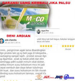 M-CO MCO Green Susu Bubuk Colostrusm Kolostrum Original