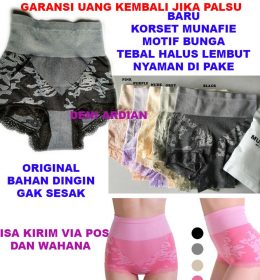 Korset Pelangsing Munafie Flower Motif Bunga Slimming Pants Munafie Slim Pants