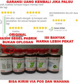 Obat Herbal Minyak Daun PemBungkus Obat Kuat Pria