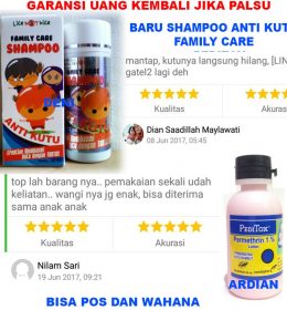 Original Paket obat Kutu Rambut Shampoo Anti Kutu dan Peditox Pembunuh Kutu Rambut
