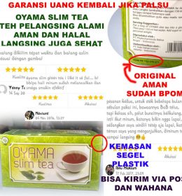 Oyama Slim Tea Teh Hijau Pelangsing Teh Peluntur Lemak Obat Pelangsing
