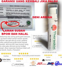 Theraskin Serum Skin White Serum Pemutih Pencerah dan pembersih Wajah