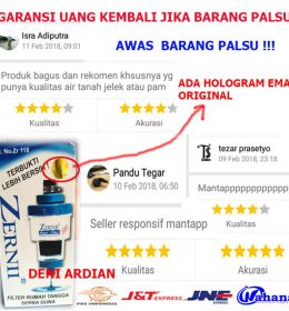 FILTER AIR ZERNII UNTUK PENJERNIH AIR