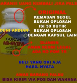 KAPSUL GURAH AS-SYIFA MEMBERSIHKAN RACUN DALAM TUBUH