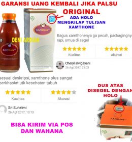 XAMTHONE SARI BUAH MANGGIS KAYA ANTIOKSIDAN/MENCEGAH KANKER/MENGOBATI BERBAGAI PENYAKIT KRONIS