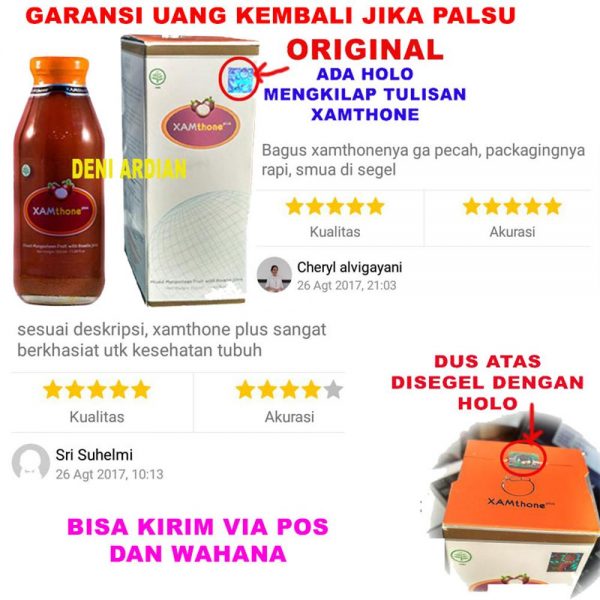 XAMTHONE SARI BUAH MANGGIS KAYA ANTIOKSIDAN/MENCEGAH KANKER/MENGOBATI BERBAGAI PENYAKIT KRONIS