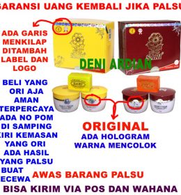 CREAM SARI NEW PACKING CREAM PEMUTIH WAJAH ATAU PEMUTIH KULIT YANG AMAN