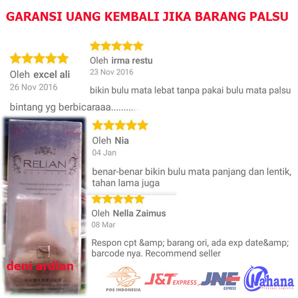 RELIAN MASKARA BULU MATA TERLIHAT LEBIH INDAH