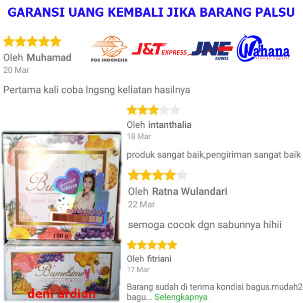 BUME BIME SOAP ORIGINAL THAILAND PEMUTIH KULIT DENGAN CEPAT