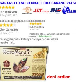 masker rempah roro mendut organik halal