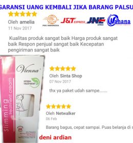 VIENNA SLIMMING CREAM BPOM CREAM PELANGSING TUBUH