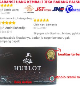 Hublot Coffe pengganti coffe morgan memperlancar peredarah darah dan penambah stamina
