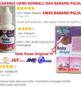 Madu Tasnim Baby Drops Suplemen Kesehatan Bayi Dan Anak penurun demam anak