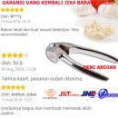 Penghancur Bawang Putih Stainless Multifungsi Garlic Press Pemotong