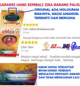 MADU AMANDEL ORIGINAL TERBUKTI MENGOBATI AMANDEL